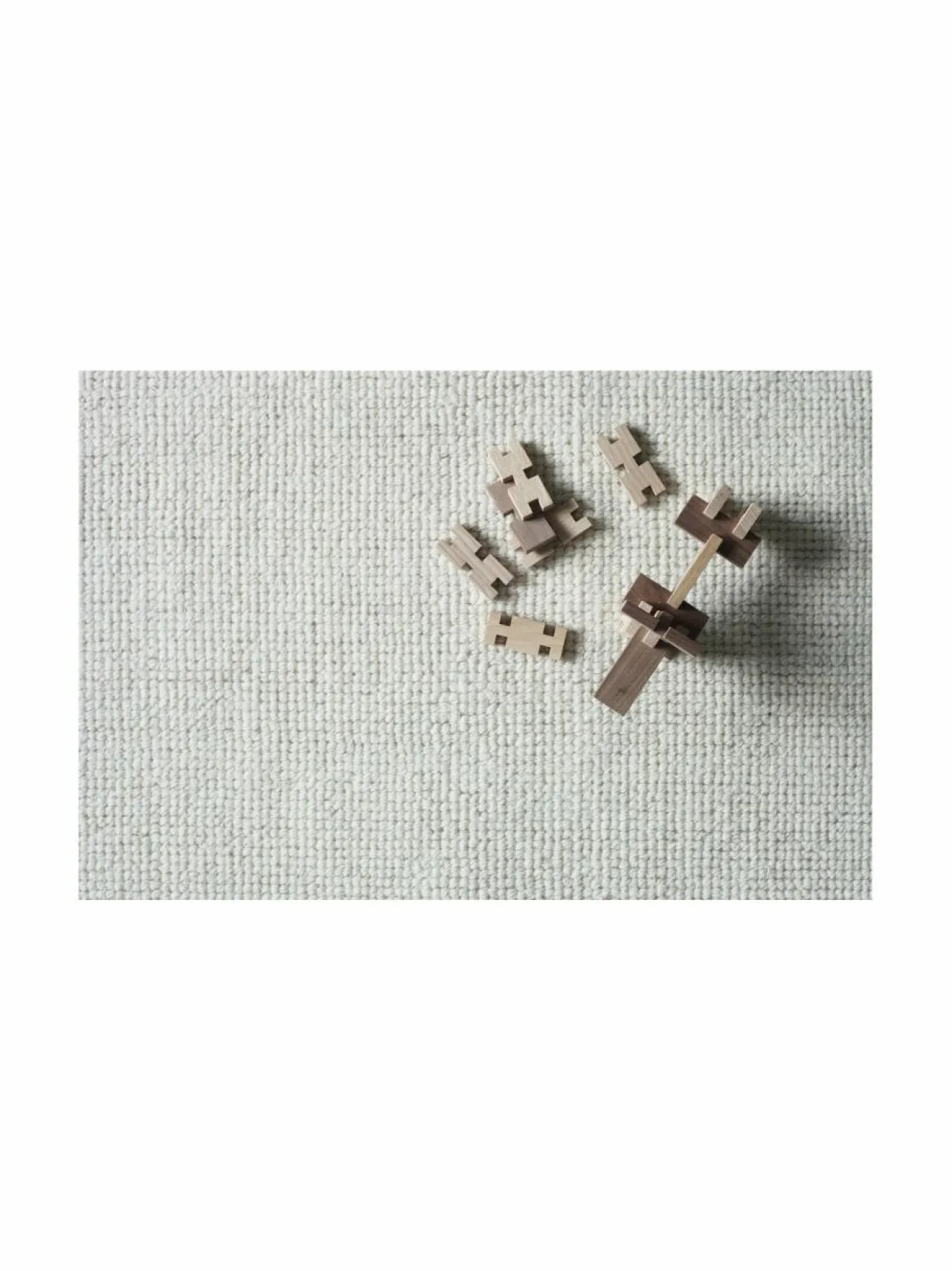 Matot|Roots living Loop Wool -villamatto WHITE