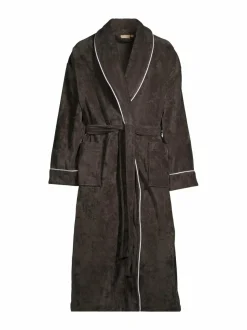 Kylpyhuonetekstiilit|Villa Stockmann Lounge-kylpytakki DARK GREY