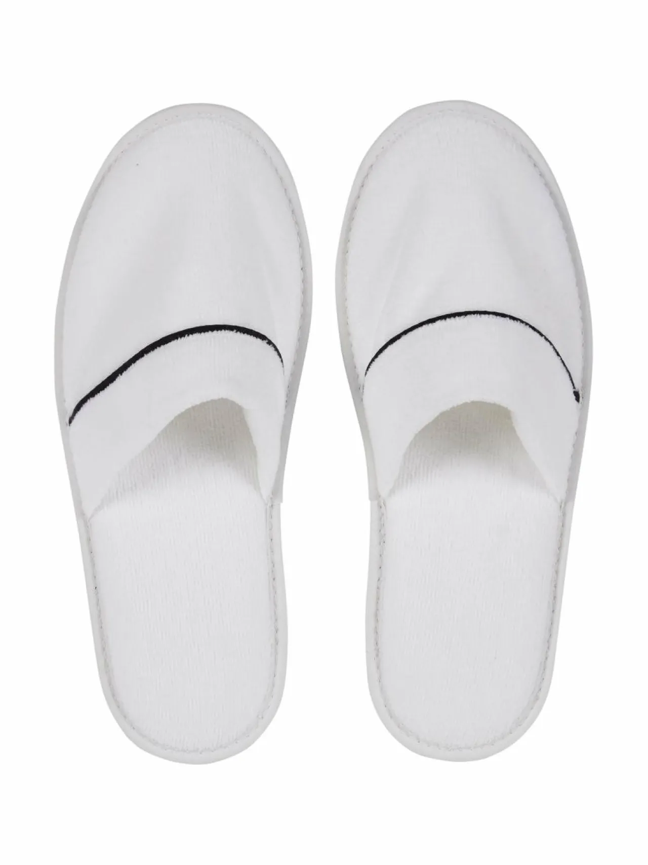 Kylpyhuonetekstiilit|Villa Stockmann Lounge-tohvelit PRE WHITE