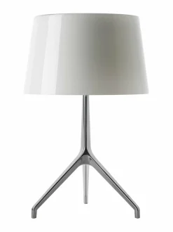 Pöytävalaisimet|Foscarini Lumiere XXS -pöytävalaisin VALKOINEN/ALUMIINI