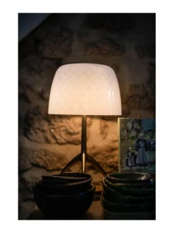 Pöytävalaisimet|Foscarini Lumiere-himmennettävä pöytävalaisin CHAMPAGNE/PASTILLES