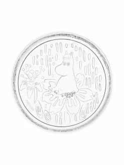 Lautaset & Kulhot|Moomin Arabia Lumottu Metsä -lautanen, 15,5 cm CLEAR