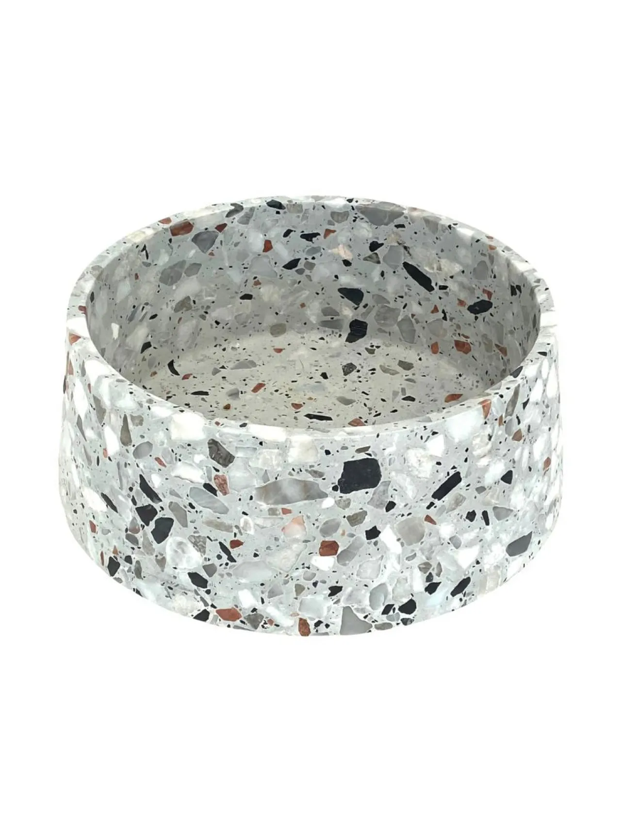 Ruokakupit Ja -Tarvikkeet|Studio Animaux Luonnonkivinen design ruokakulho - Terrazzo