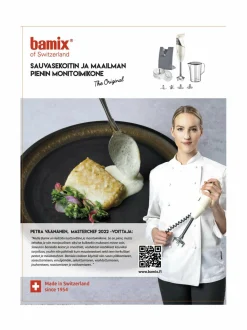 Vatkaimet & Sekoittimet|Bamix M200 Foodbytwins -sauvasekoitin CREAM WHITE