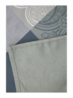 Keittiö- & Kattaustekstiilit|Villa Stockmann Madrid-jakardipöytäliina GREEN/SOFT WHITE COMBO