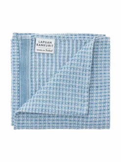 Kylpyhuonetekstiilit|Lapuan Kankurit Maija-pyyhe 48 x 70 cm WHITE-RAINY BLUE