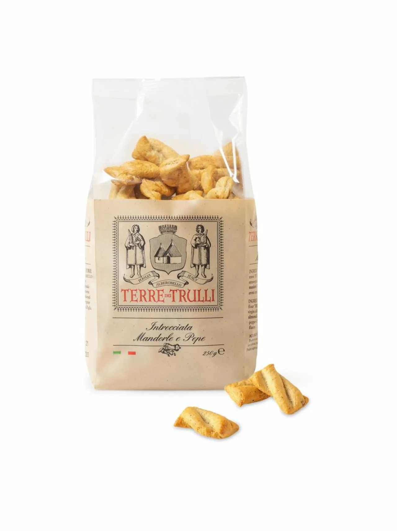 Makeat Delituotteet|Terre Dei Trulli Mantelipippuri-keksi 250 g