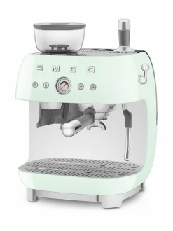 Kahvin- & Vedenkeittimet|Smeg Manuaalinen espressokone PASTEL GREEN