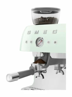 Kahvin- & Vedenkeittimet|Smeg Manuaalinen espressokone PASTEL GREEN