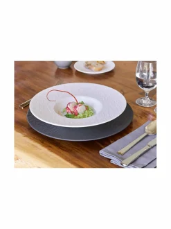 Lautaset & Kulhot|Villeroy & Boch Manufacture Rock Blanc -pastalautanen 29 cm WHITE