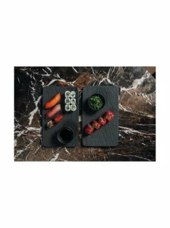 Tarjoiluastiat|Villeroy & Boch Manufacture Rock -lautanen 28 x 17 x 1 cm BLACK