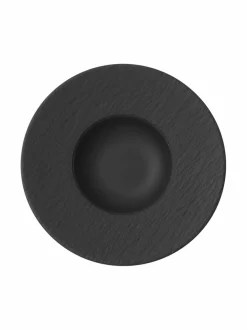 Lautaset & Kulhot|Villeroy & Boch Manufacture Rock -pastalautanen 29 cm BLACK