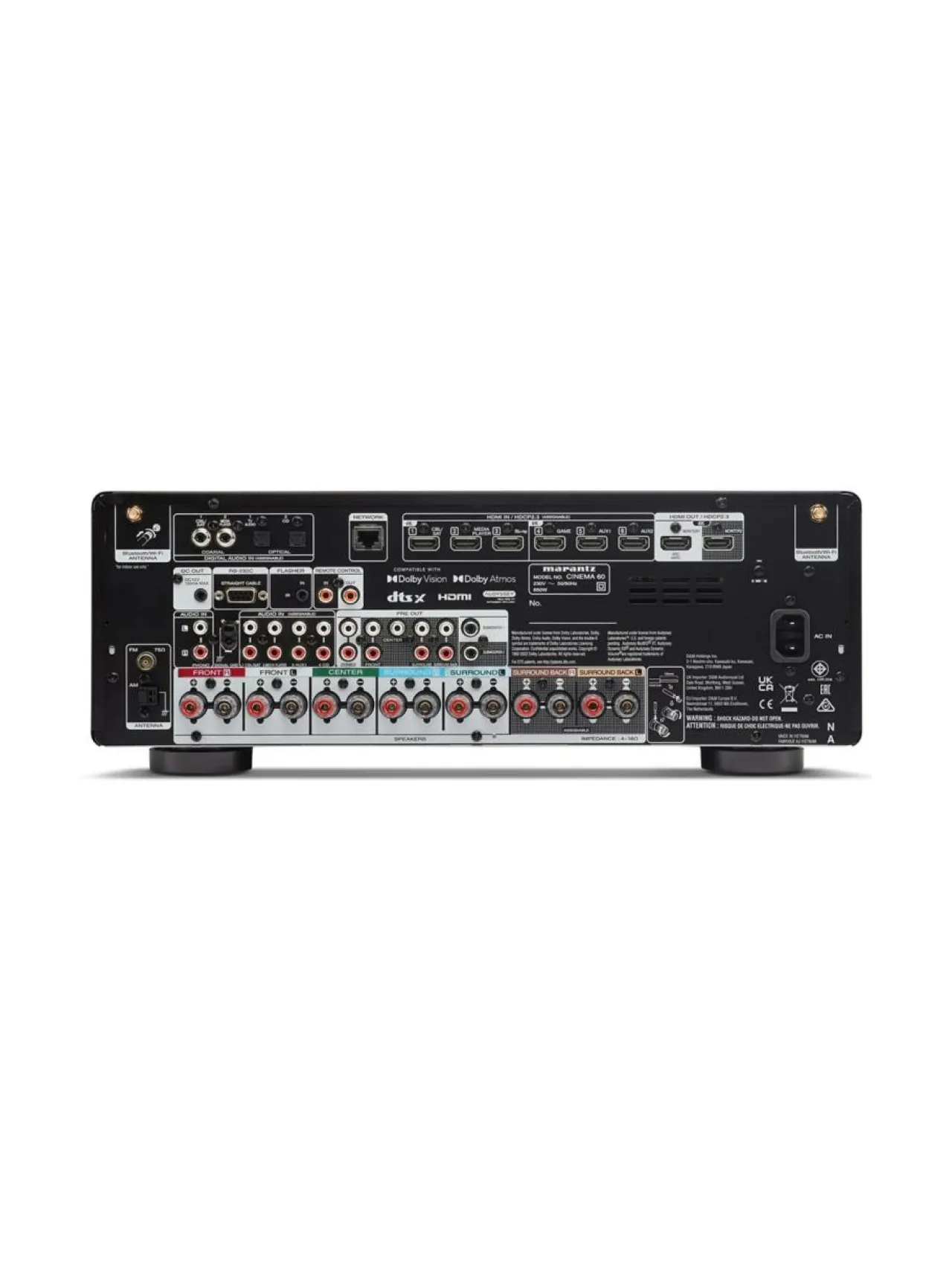 Audio|Marantz Cinema 60 7.2 AV-viritinvahvistin, musta