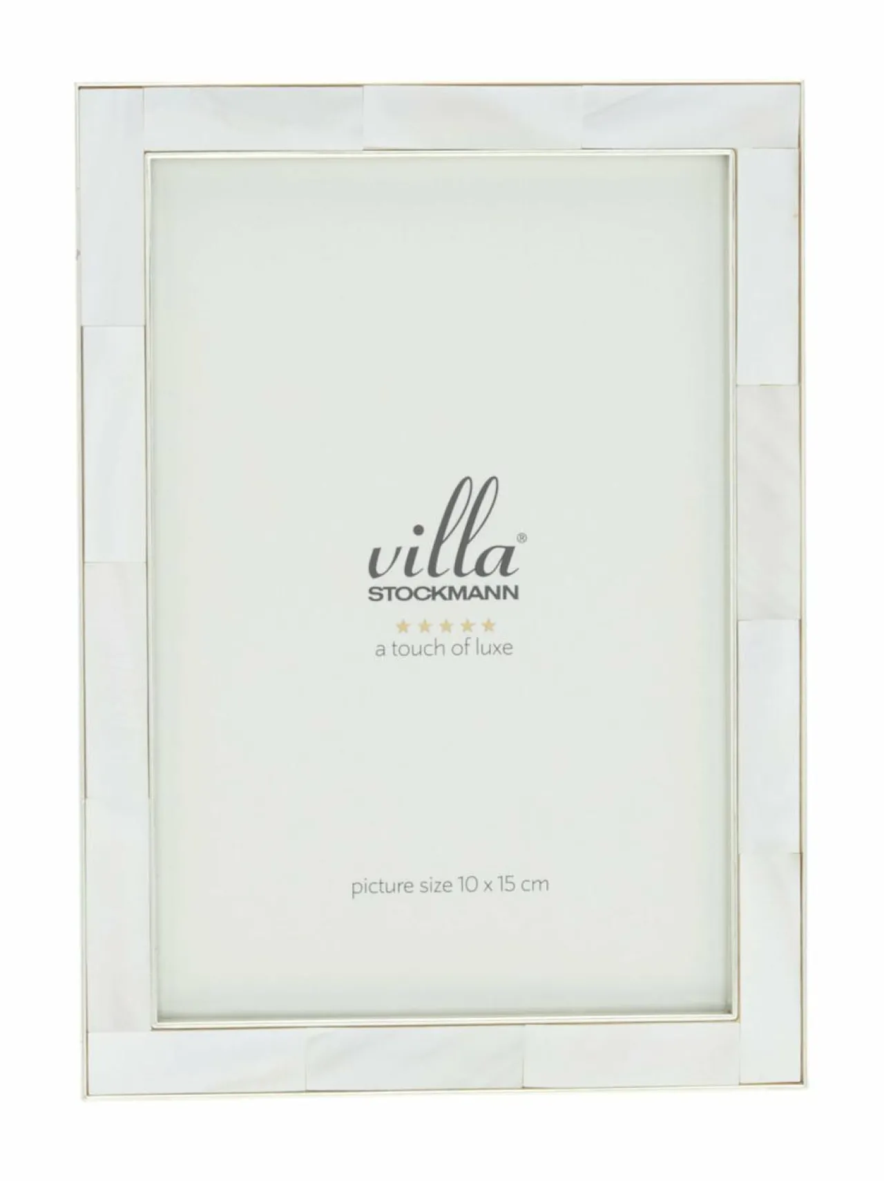 Peilit, Kellot & Kehykset|Villa Stockmann Margalo-valokuvakehys, 10 x 15 cm SILVER/PEARL
