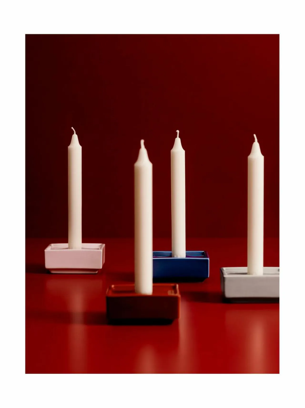 Kynttilät & Lyhdyt|HAY Mattone-kynttilänjalka LIGHT PINK