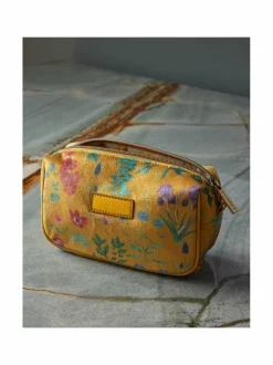 Kylpyhuonetarvikkeet|Essenza Megan Marigold -kosmetiikkalaukku, 20 x 8 x 11 cm 665 FLOWER OCHRE