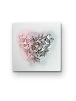 Taulut & Julisteet|Annika Salmi Art Metallic heart 60x60 akustiikkateos
