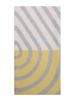 Huovat & Päiväpeitot|Lapuan Kankurit Metsälampi-merinovillahuopa 130 x 200 cm 2 ROSE-GREY-OCHRE