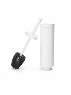 Säilytys|Brabantia MindSet Toilet -harja ja teline MINERAL FRESH WHITE