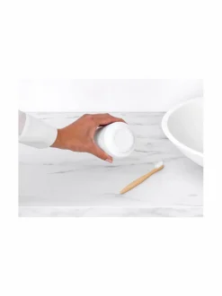 Kylpyhuonetarvikkeet|Brabantia MindSet-hammasharjateline MINERAL FRESH WHITE