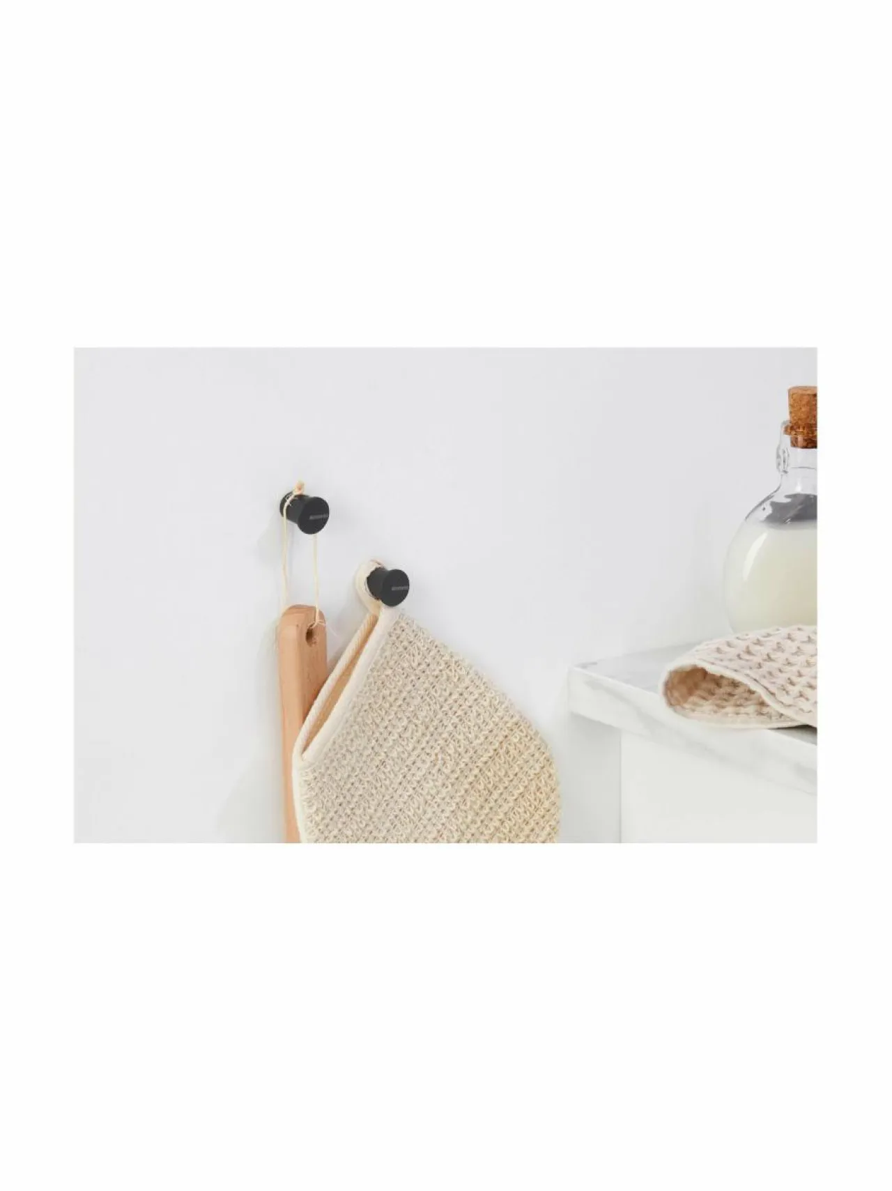 Kylpyhuonetarvikkeet|Brabantia MindSet-pyyhekoukku 2 kpl MINERAL INFINITE GREY