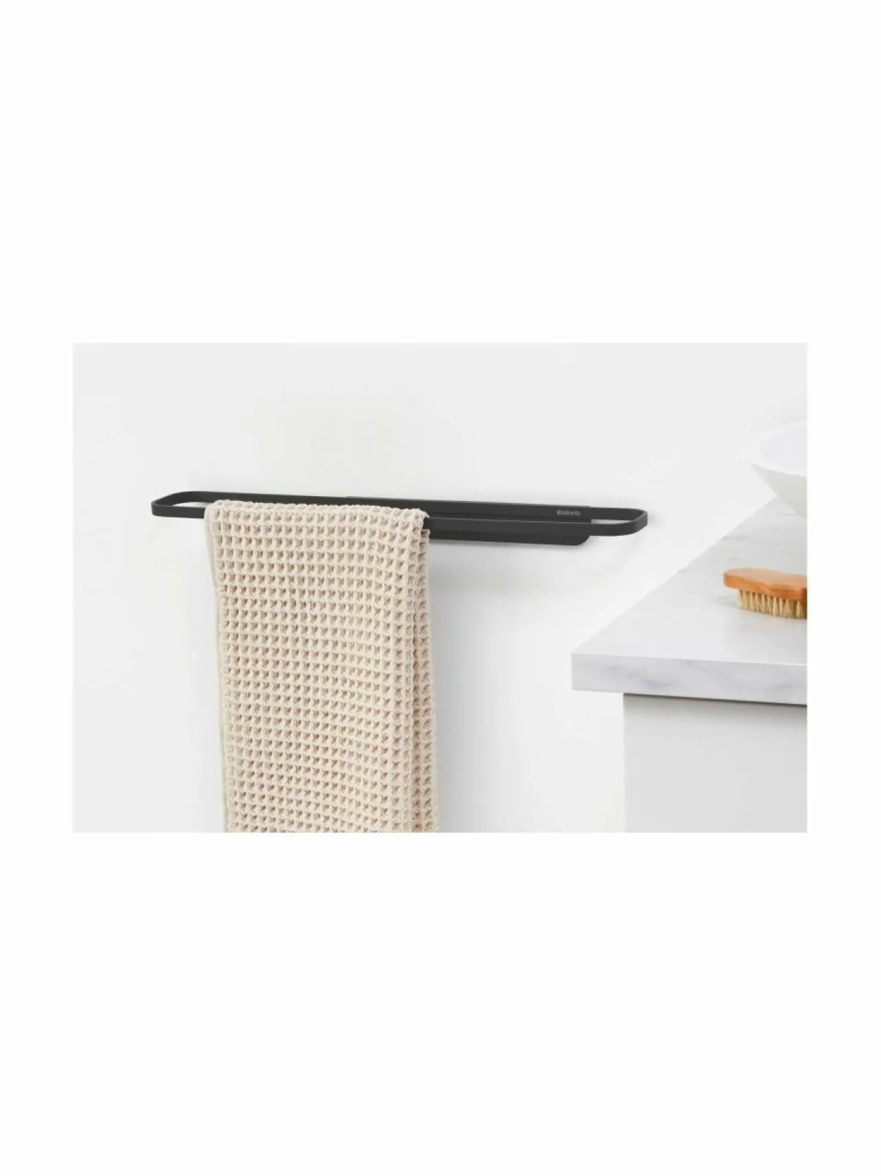 Kylpyhuonetarvikkeet|Brabantia MindSet-pyyhekuivain MINERAL INFINITE GREY