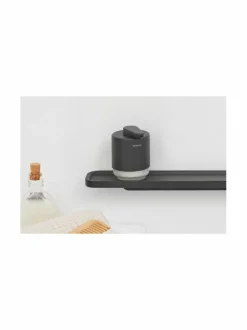 Kylpyhuonetarvikkeet|Brabantia MindSet-saippuapumppu MINERAL INFINITE GREY