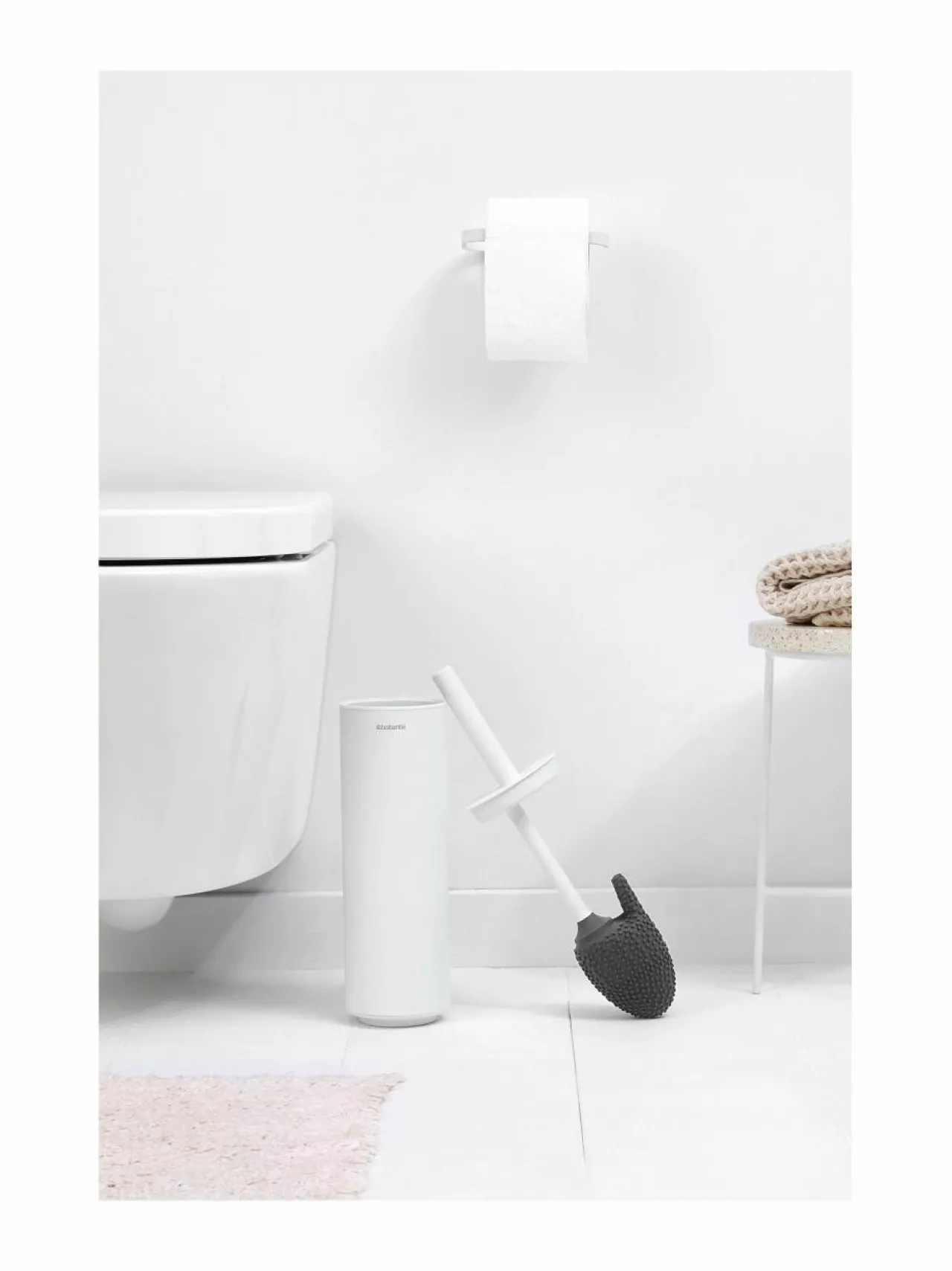 Kylpyhuonetarvikkeet|Brabantia MindSet-vaihtoharja DARK GREY