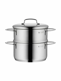 Keitto- & Paistoastiat|WMF Mini höyrykeitin kannella, 16cm SILVER