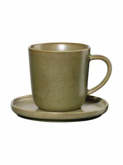 Mukit & Kupit & Asetit|Asa - espressokuppi 0,08 l ja lautanen MISO