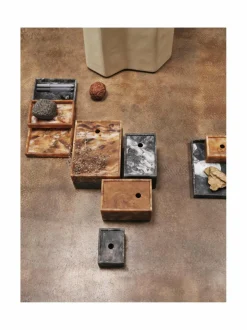 Koriste-Esineet|Ferm Living Mist-säilytyslaatikko CHARCOAL