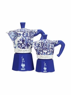 Tee, Kahvi & Vesi|Bialetti Moka Express Dolce & Gabbana -6 kupin mutteripannu BLUE