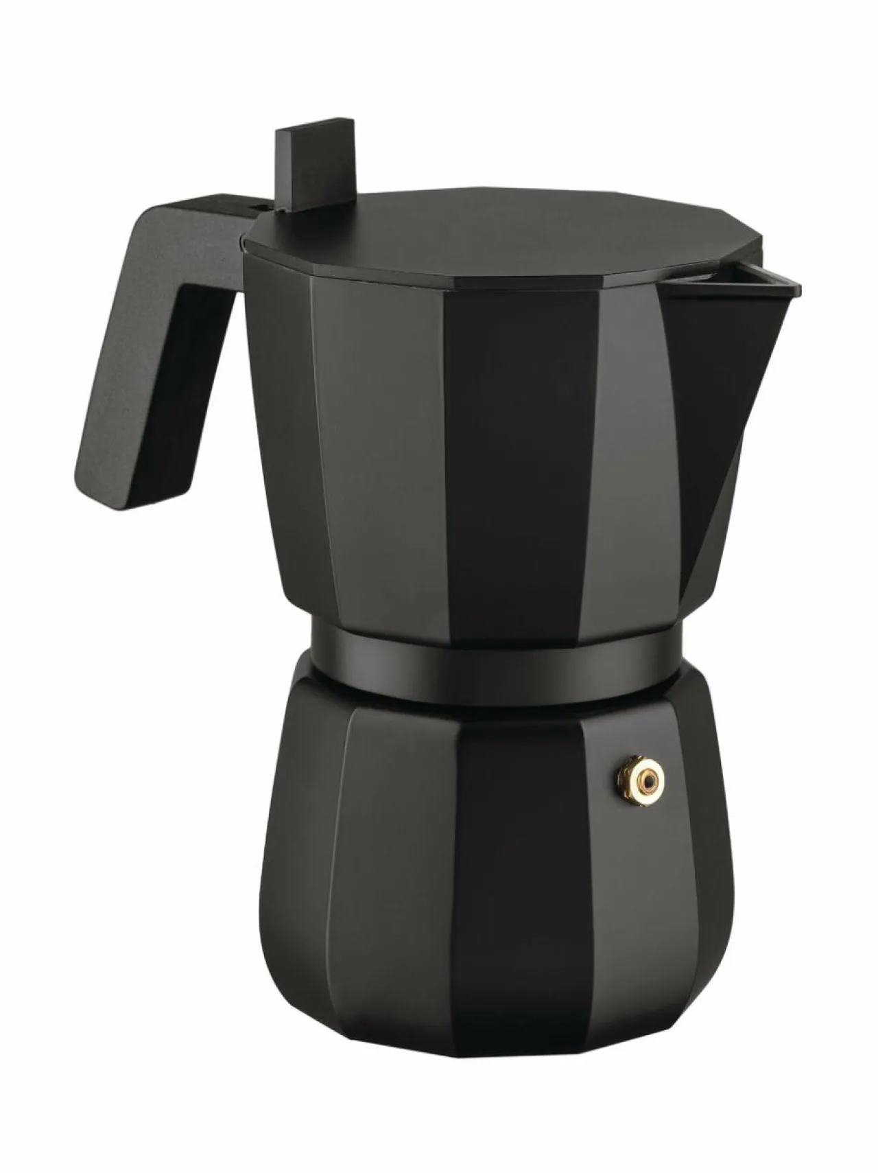 Tee, Kahvi & Vesi|Alessi Moka-espressopannu, 3 kuppia BLACK