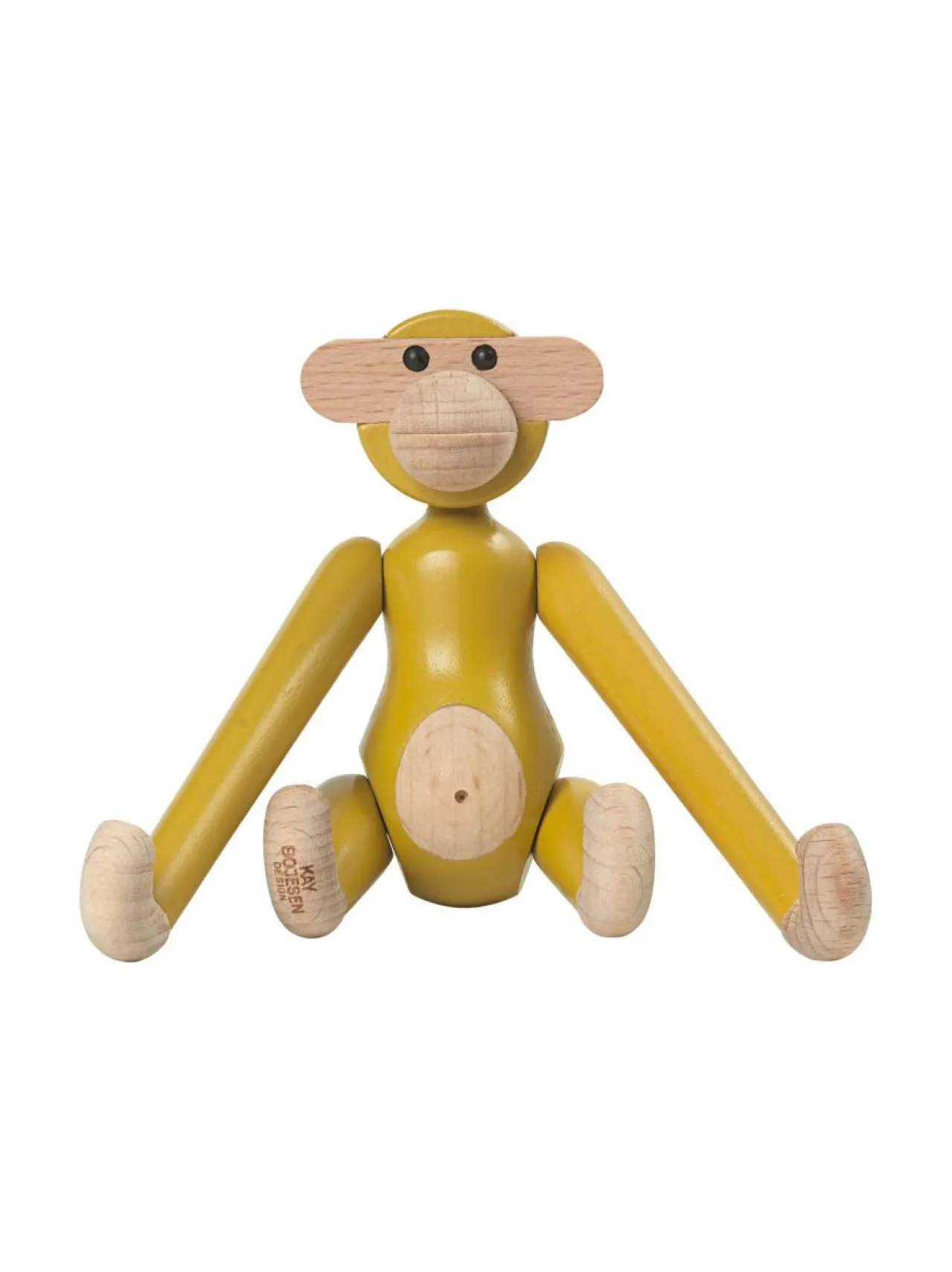 Koriste-Esineet|Kay Bojesen Monkey Mini Vintage -apinafiguuri 9,5 cm YELLOW
