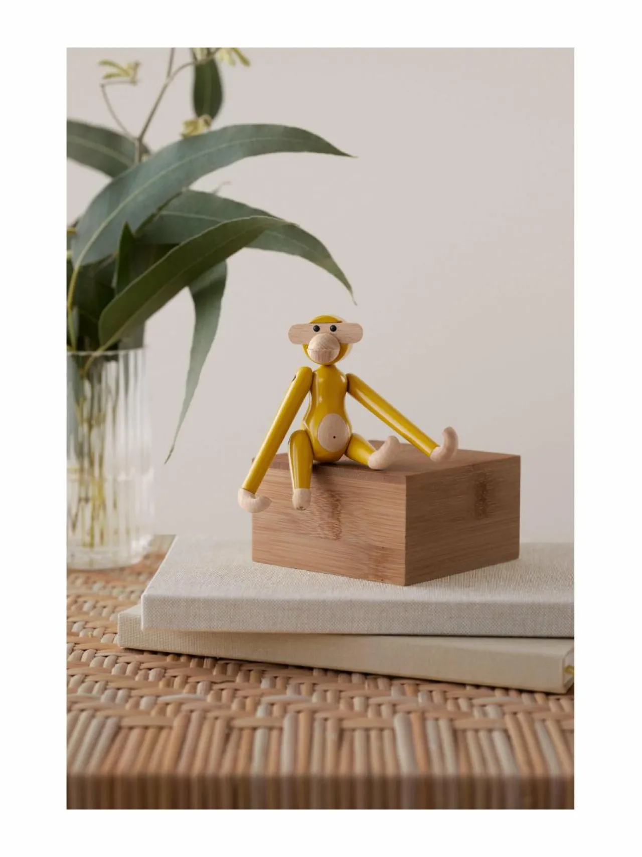 Koriste-Esineet|Kay Bojesen Monkey Mini Vintage -apinafiguuri 9,5 cm YELLOW