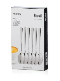 Aterimet & Tarjoiluvälineet|Mepra Mood-kahvilusikka 6 kpl