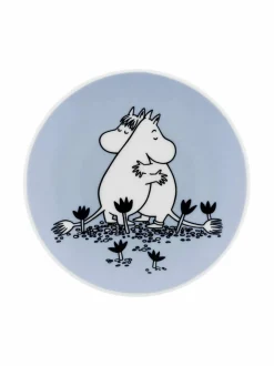 Lautaset & Kulhot|Moomin Arabia Moomin Love -lautanen 10,5 cm BLUE