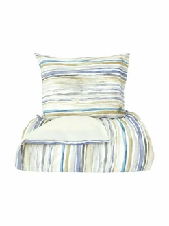 Liinavaatteet|Casa Stockmann Moor-tyynyliina BLUE/GREEN/SAND COMBO