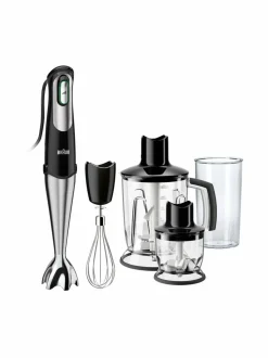 Vatkaimet & Sekoittimet|Braun MultiQuick 7 Hand Mixer -sauvasekoitin BLACK, CHROME