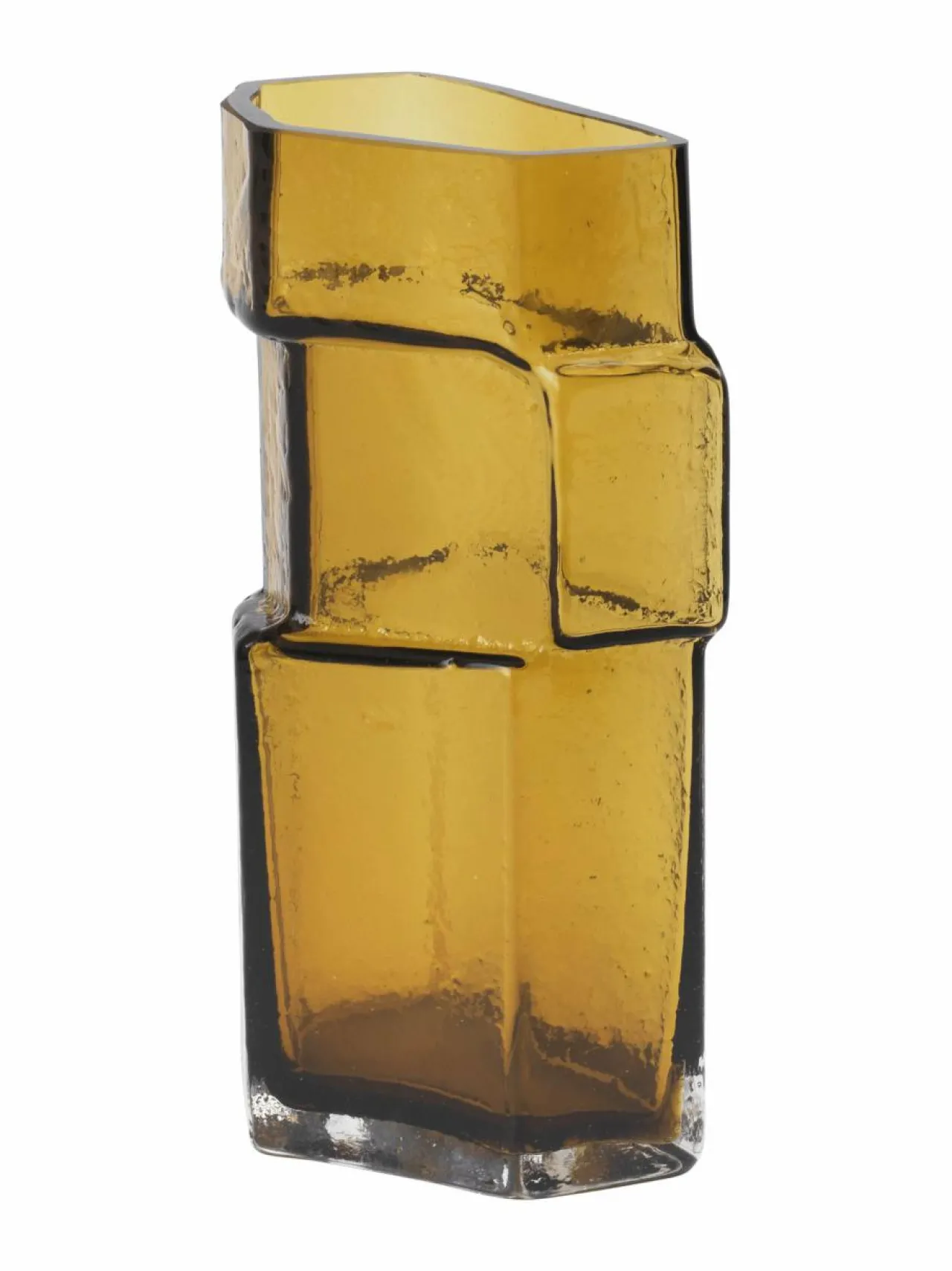 Koriste-Esineet|Ferm Living Muro-lasimaljakko RECYCLED AMBER