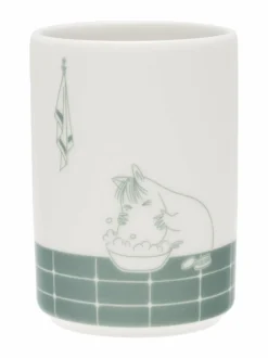 Koriste-Esineet|Moomin Arabia Muumi Kylpyhetki -hammasharjateline BEIGE-GREEN