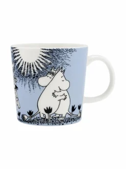 Mukit & Kupit & Asetit|Moomin Arabia Muumi Rakkaus -muki 300 ml BLUE