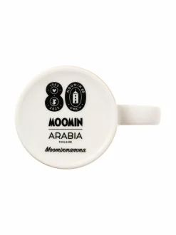 Mukit & Kupit & Asetit|Moomin Arabia Muumimamma -muki, Moomin 80 -juhlavuosileimalla ORANGE