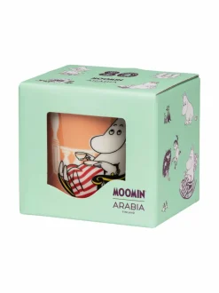 Mukit & Kupit & Asetit|Moomin Arabia Muumimamma -muki, Moomin 80 -juhlavuosileimalla ORANGE