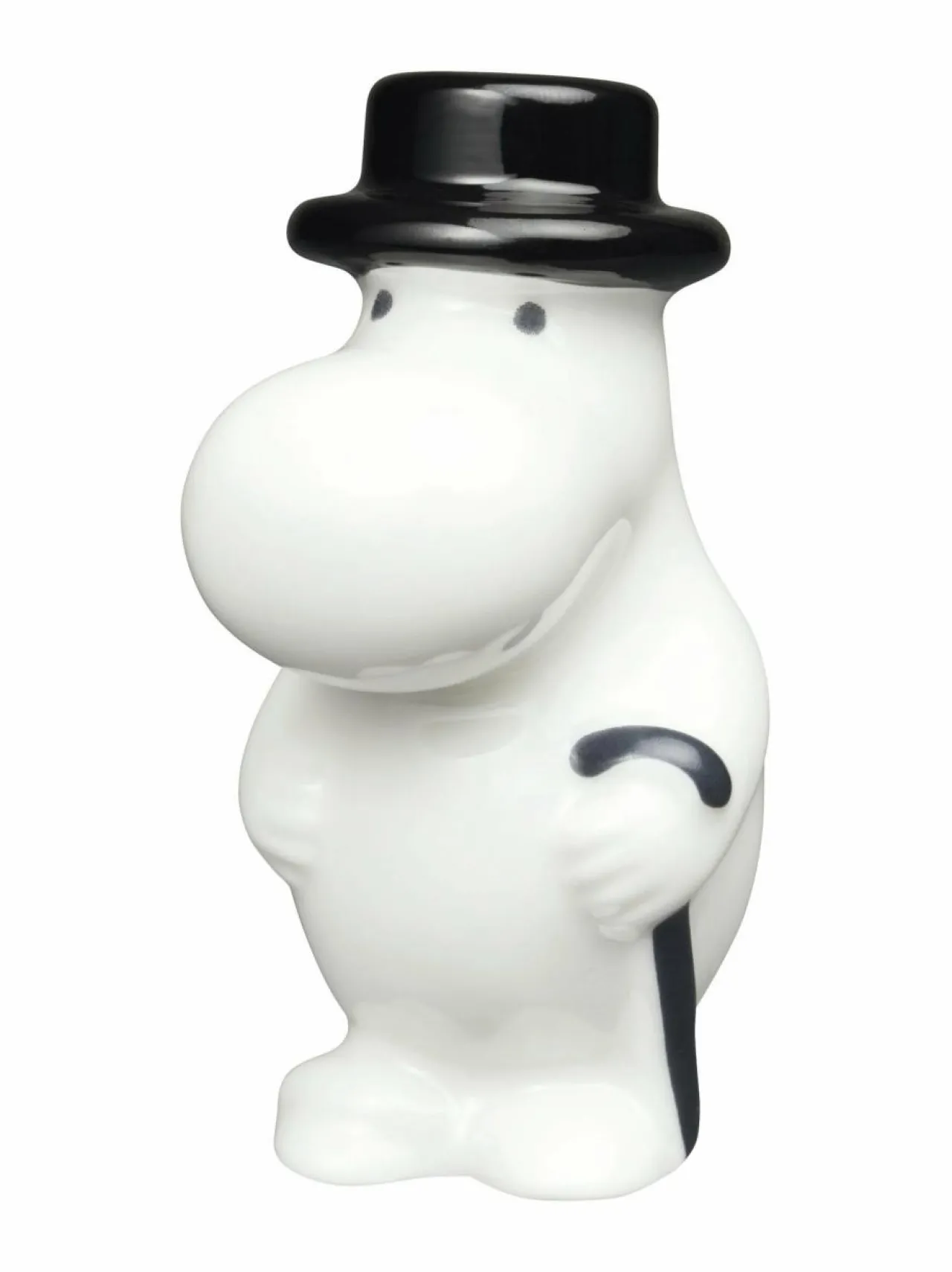 Koriste-Esineet|Moomin Arabia Muumipappa-minifiguuri VALKOINEN
