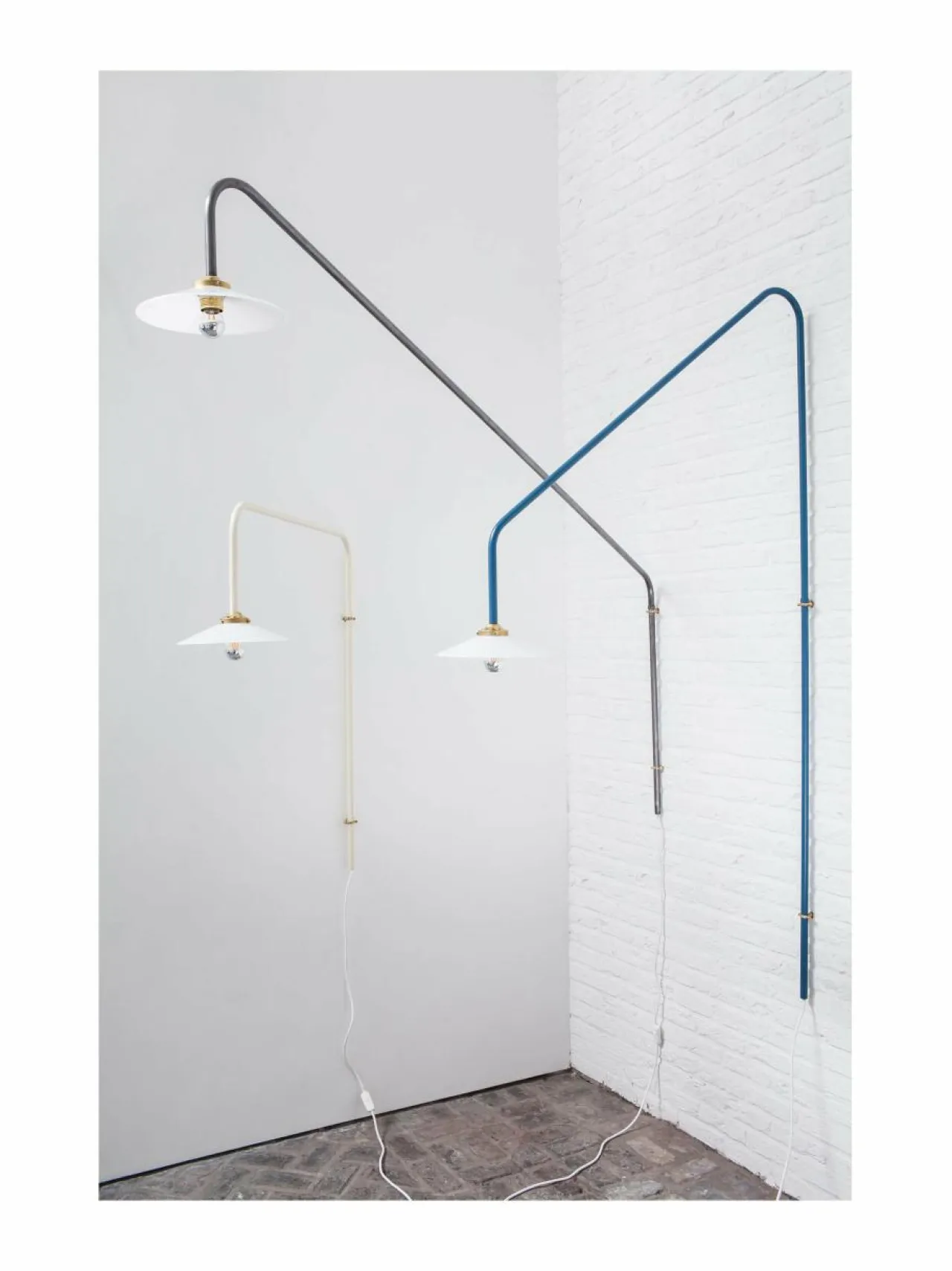 Seinävalaisimet|valerie_objects N°1 L -riippuva seinävalaisin U STEEL GREY