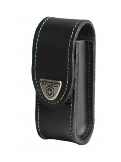 Retkeilytarvikkeet|Victorinox Swiss Army Knives Nahkakotelo 91 mm, 2-4 krs. MUSTA