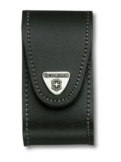 Retkeilytarvikkeet|Victorinox Swiss Army Knives Nahkakotelo 91mm, 5-8 krs. MUSTA