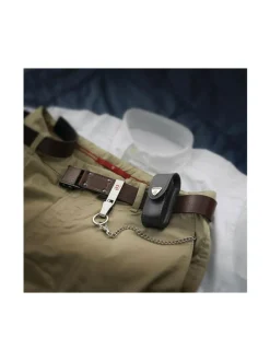 Retkeilytarvikkeet|Victorinox Swiss Army Knives Nahkakotelo 91mm, 5-8 krs. MUSTA