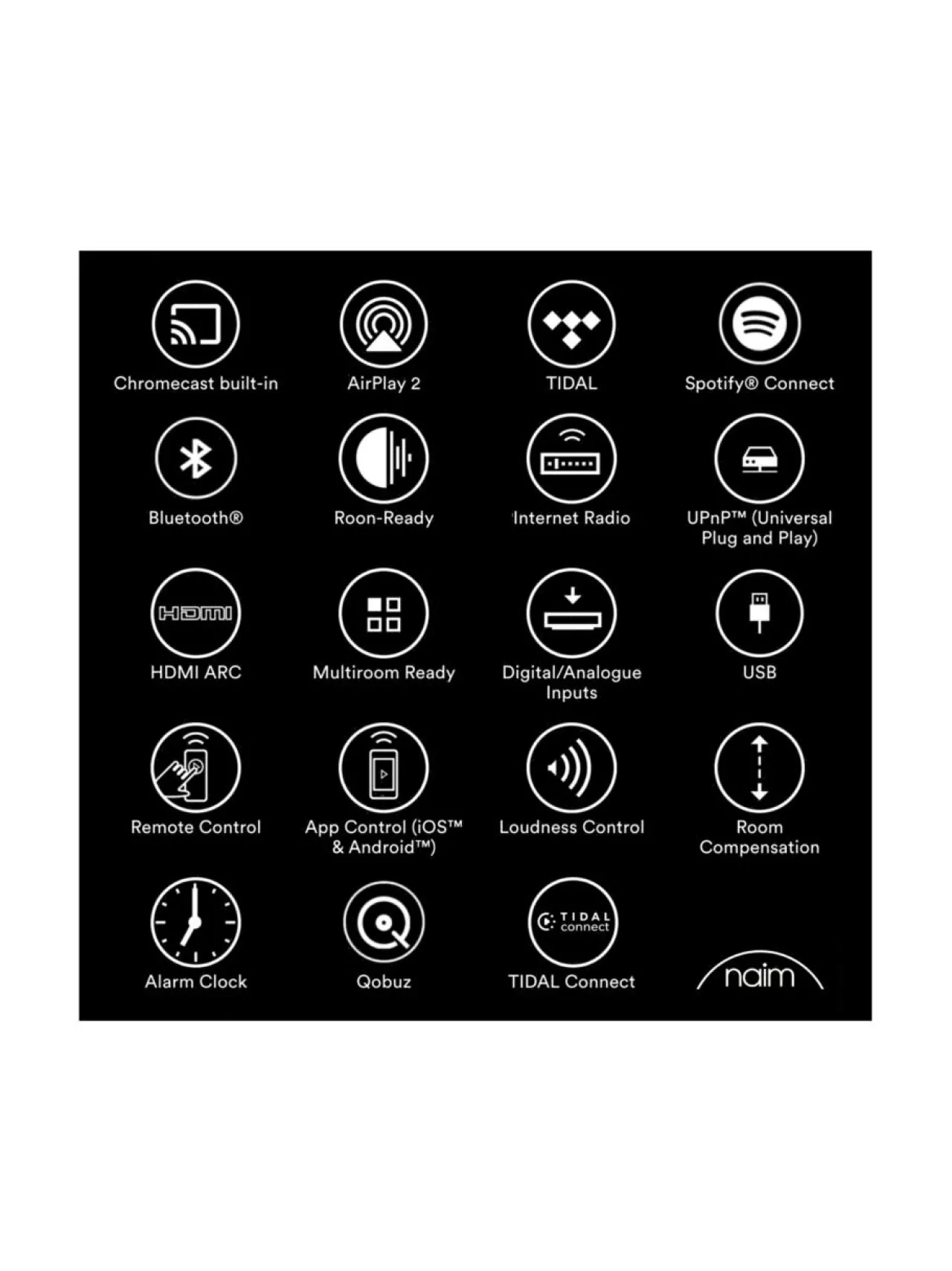 Audio|Naim Audio Naim Mu-so 2nd Generation musiikkijärjestelmä, alu/musta